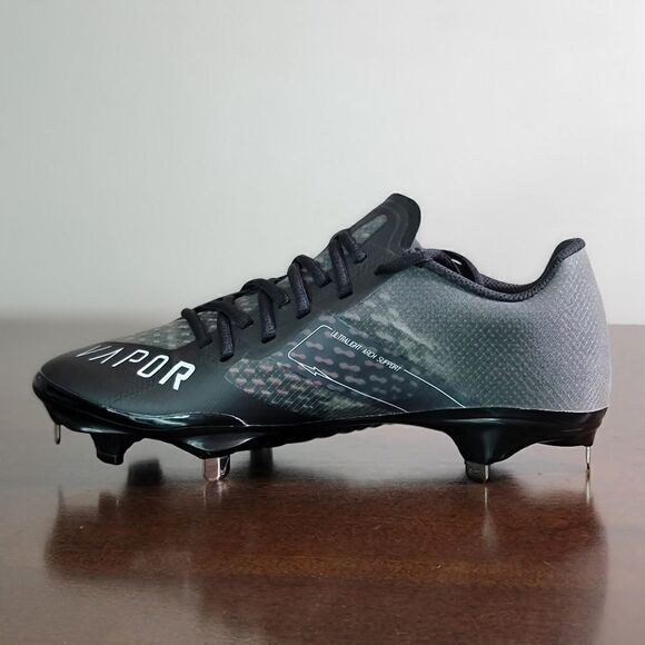 Nike React Vapor Ultrafly 4 Baseball Shoes Cleats Black Grey Women's Size 9.5 - Picture 11 of 15